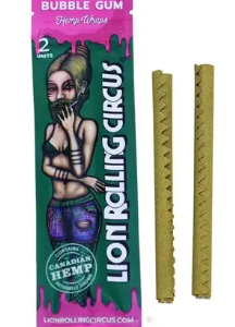 LION ROLLING CIRCUS X2 BUBBLE GUM