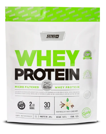 STAR NUTRITION WHEY PLATINIUM DOY PACK 2LB VAINILLA