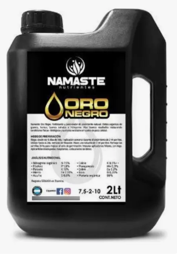 NAMASTE ORO NEGRO 2 LT