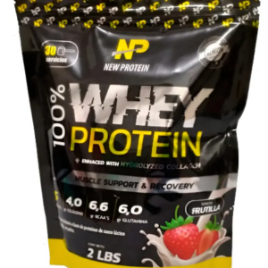 NEW PROTEIN WHEY PROTEIN 2LB FRUTILLA