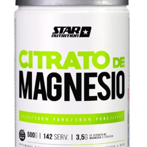 STAR NUTRITION CITRATO DE MAGNESIO 500G NEUTRO